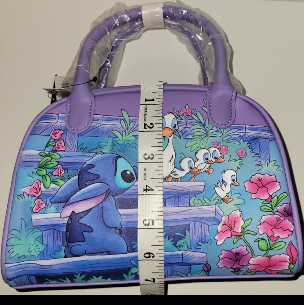 NWT Loungefly Lilo and Stitch Ducks Satchel - Picture 5 of 11
